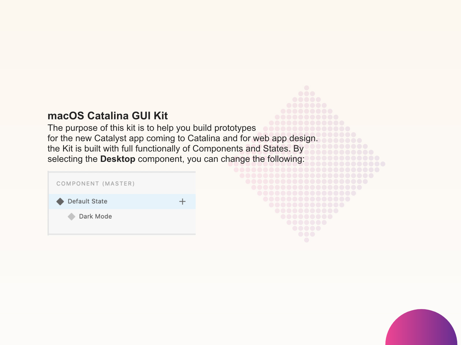 适用于Adobe XD的MacOS Catalina GUI设计模板插图1